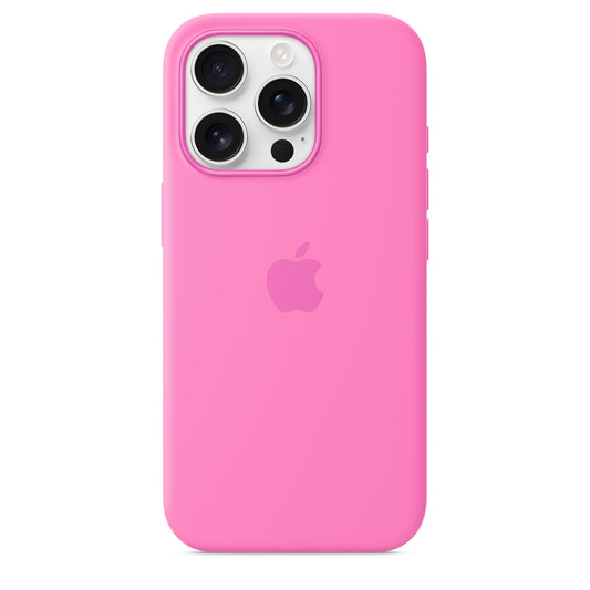 Apple Coque en silicone avec MagSafe pour iPhone 16 Pro • Pivoine