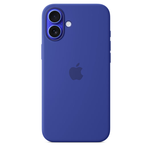 iPhone 16 Plus Coque en Silicone avec MagSafe • Outremer