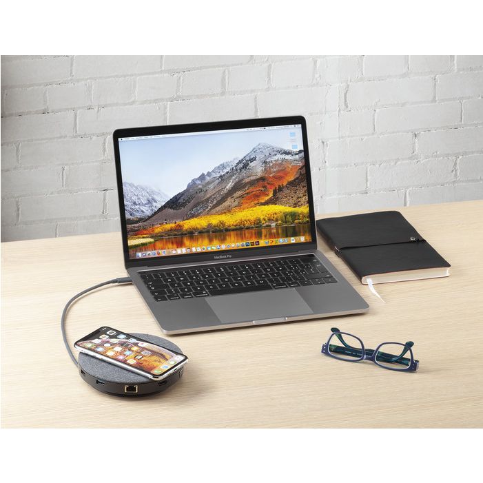 Aiino AirHub • USB-C 11 en 1 avec technologie QI