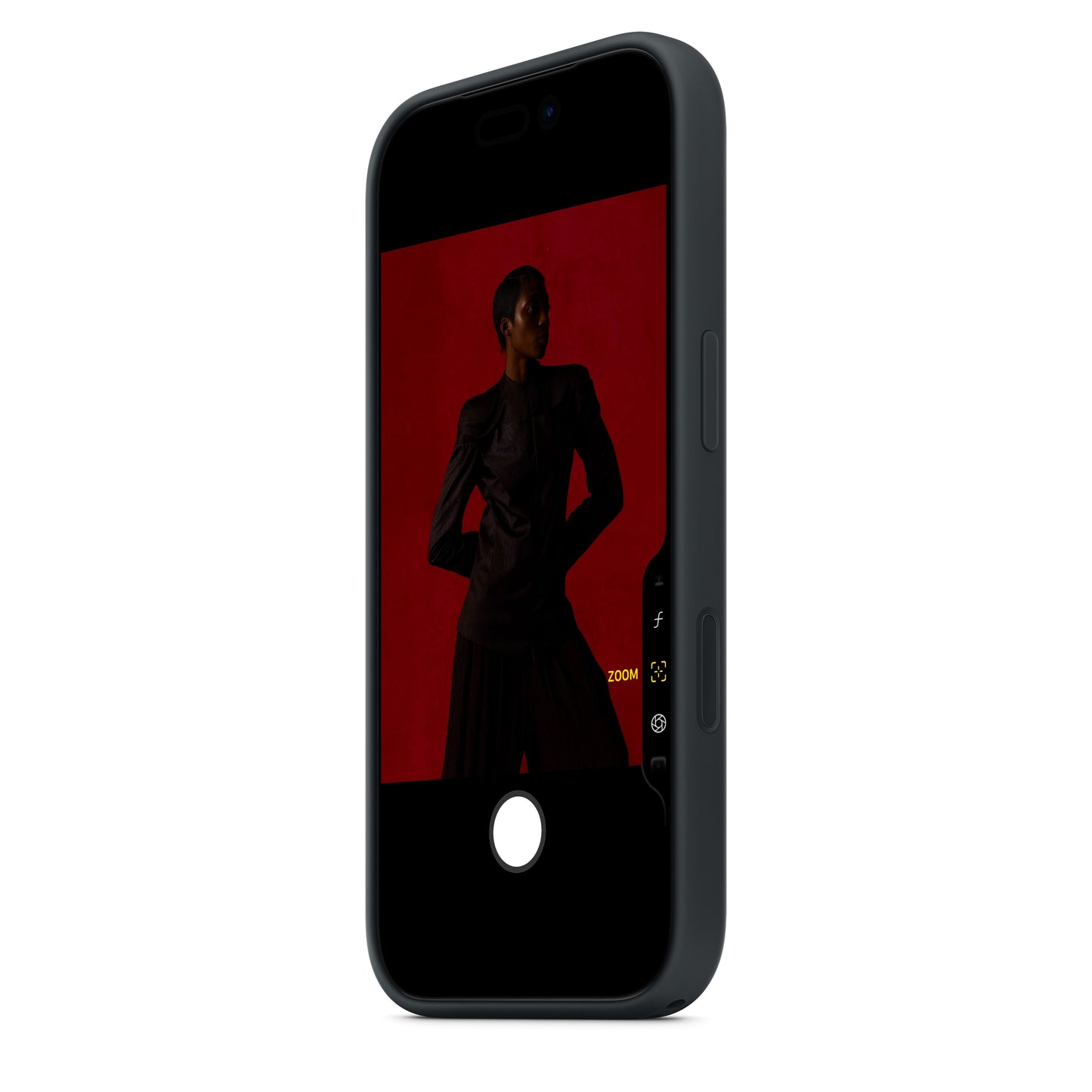 Coque en silicone avec MagSafe pour iPhone 17 Pro – Noir