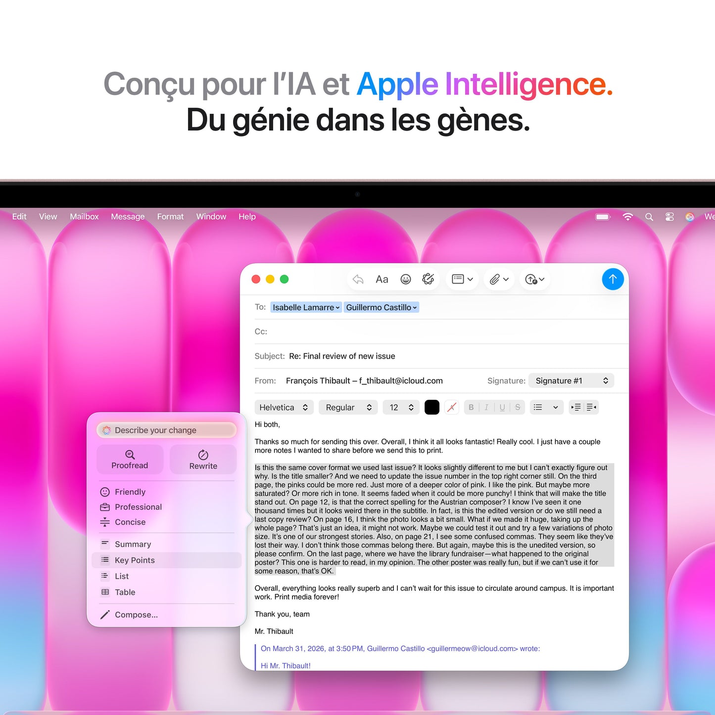 MacBook Neo 13 pouces: Puce Apple A18 Pro avec CPU 6 cœurs et GPU 5 cœurs, Magic Keyboard, 256 Go SSD - Rose poudré