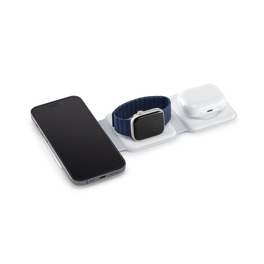 *OCCASION* Lineheart • Chargeur 3 en 1 sans fil • Blanc