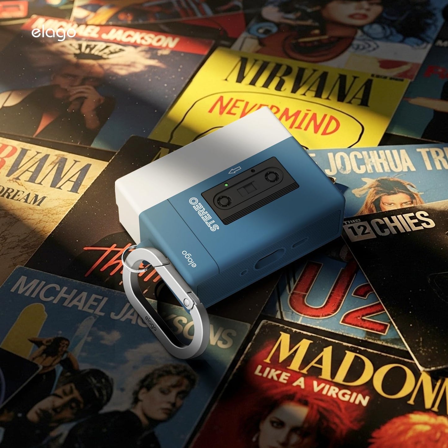 Elago • Coque Cassette Player Hang • AirPods Pro 3