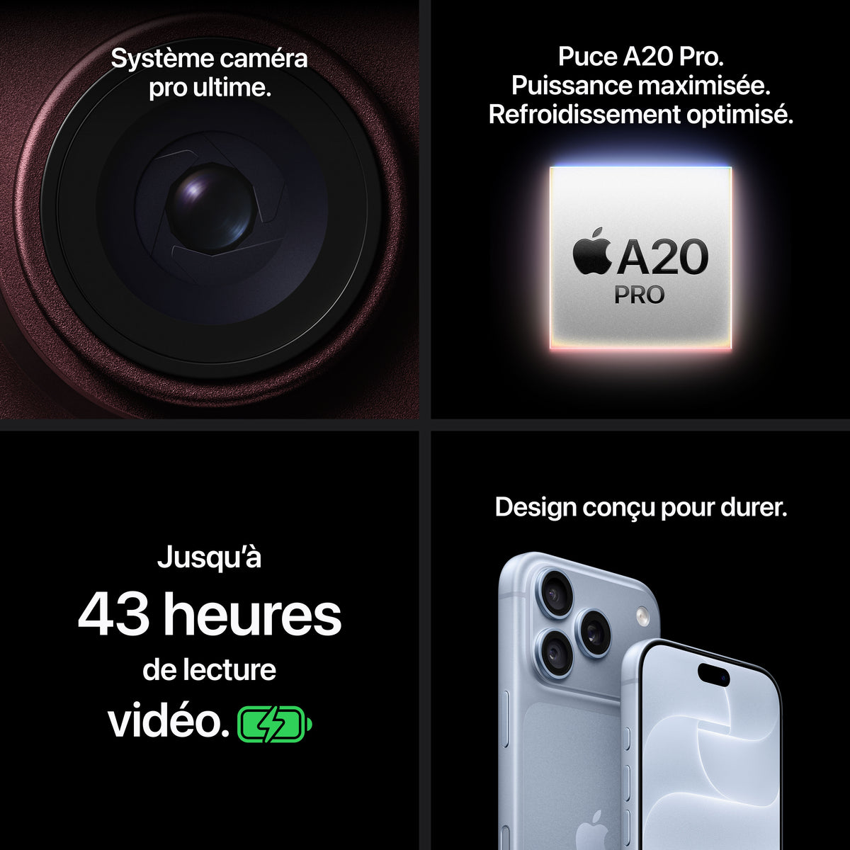 iPhone 18 Pro Max 256 Go Noir