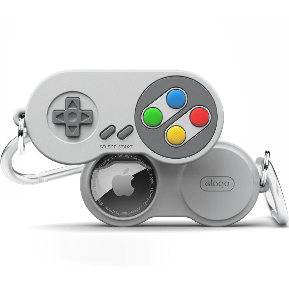 ELAGO W5 • AirTag Coque Retrogaming • Gris