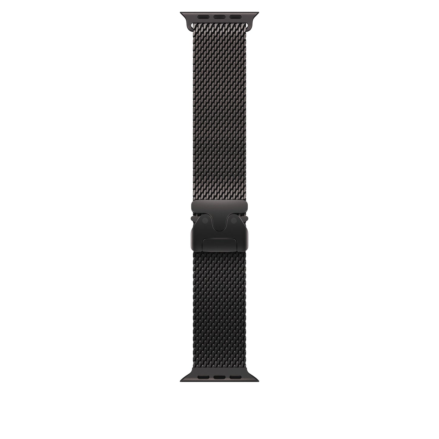 Bracelet Milanais en titane noir 49 mm - Large