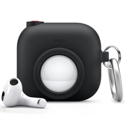 ELAGO Airpods 3 • Coque avec emplacement pour Airtag • Noir