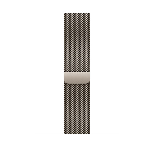 Bracelet Milanais naturel 46 mm - S/M