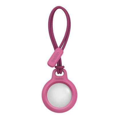 Support sécurisé BELKIN avec sangle pour AirTag • Rose