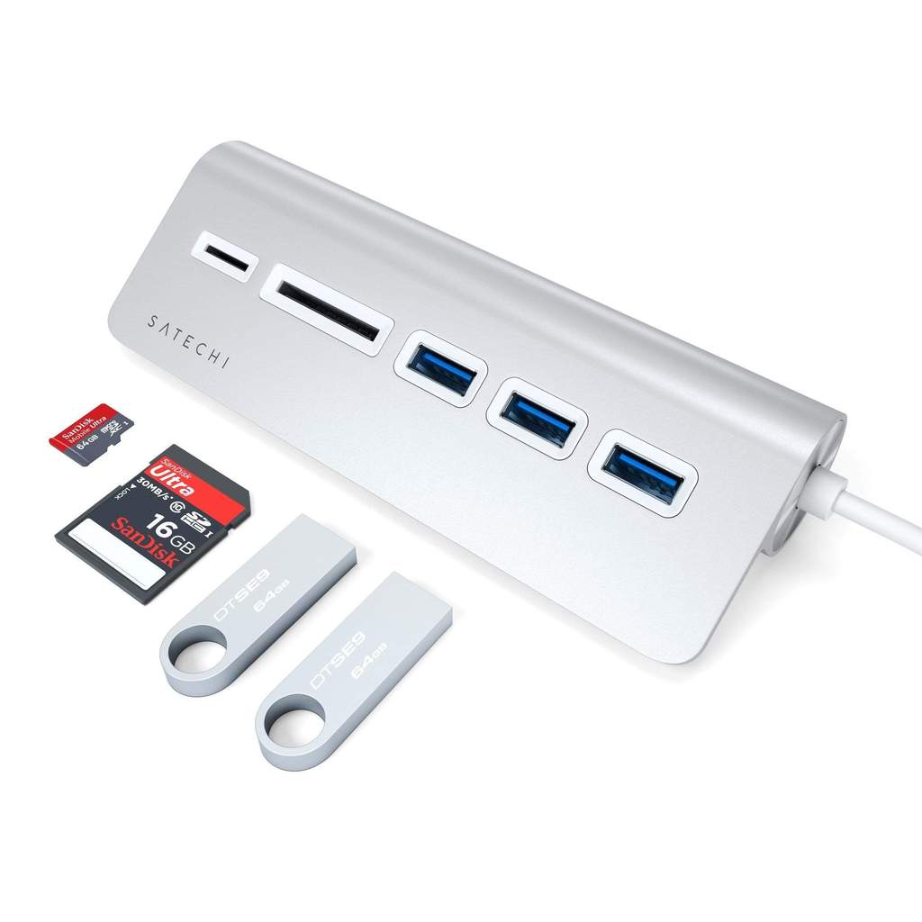 Satechi Combo Hub USB-C • Argent