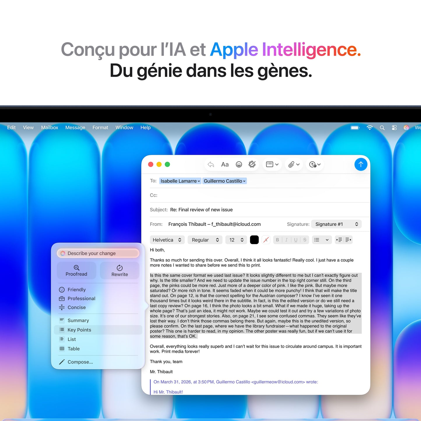 MacBook Neo 13 pouces: Puce Apple A18 Pro avec CPU 6 cœurs et GPU 5 cœurs, Magic Keyboard, 256 Go SSD - Indigo