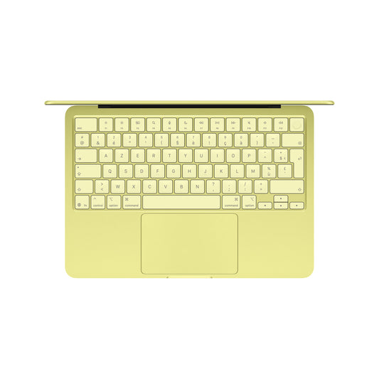 MacBook Neo 13 pouces: Puce Apple A18 Pro avec CPU 6 cœurs et GPU 5 cœurs, Magic Keyboard avec Touch ID, 512 Go SSD - Jaune agru