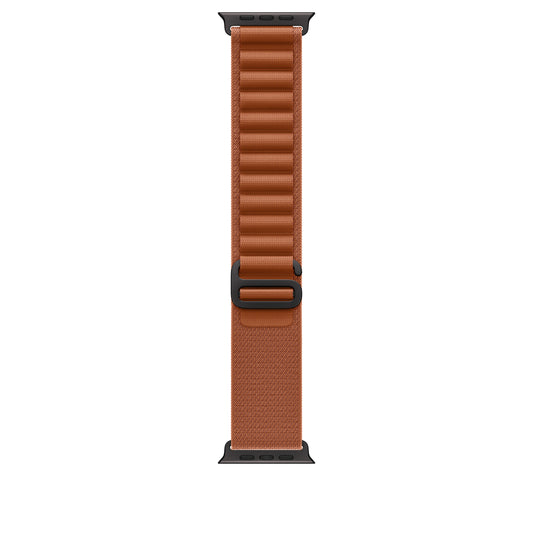 Apple • Boucle Alpine • Terra Cotta – 49 mm (titane noir, taille S)