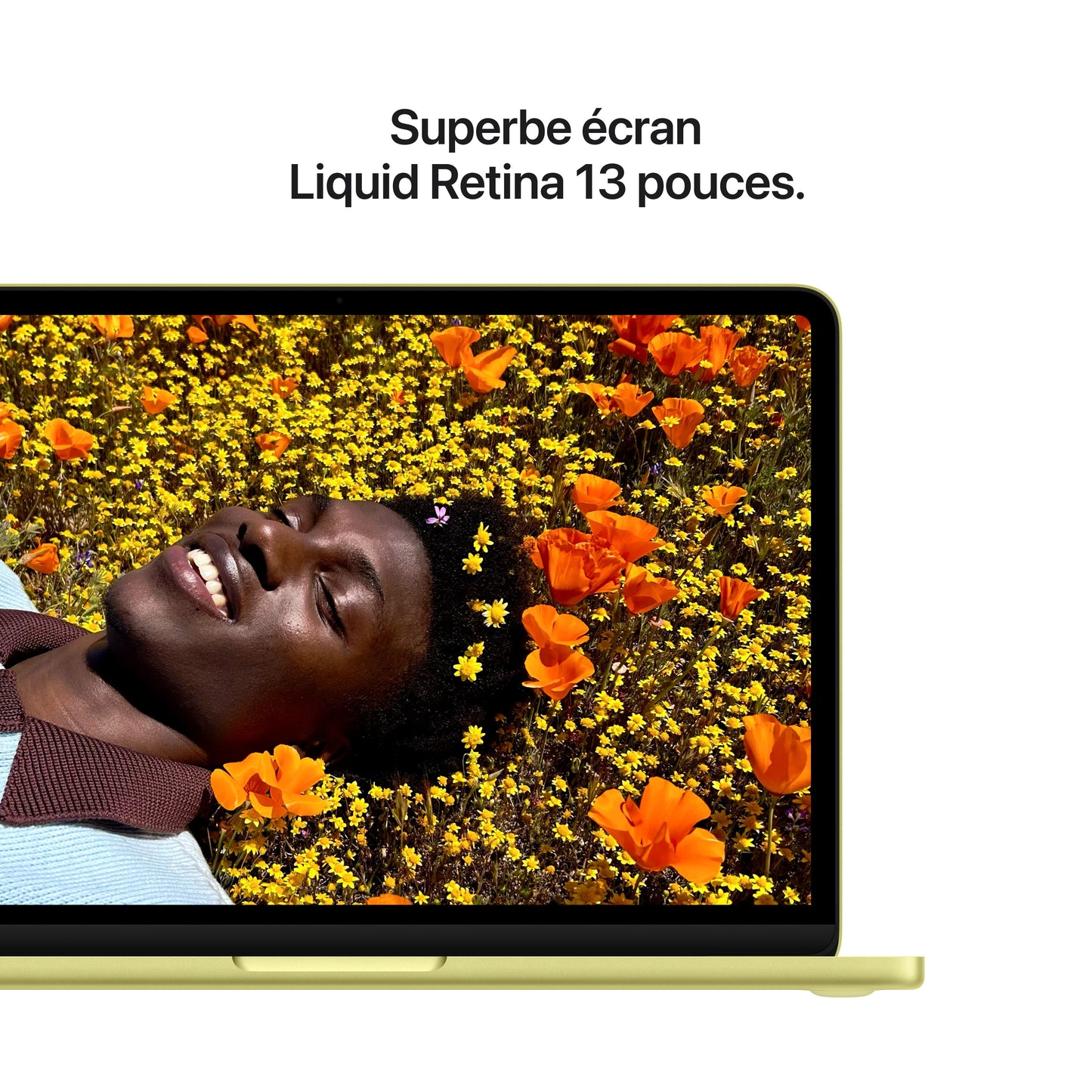 MacBook Neo 13 pouces: Puce Apple A18 Pro avec CPU 6 cœurs et GPU 5 cœurs, Magic Keyboard avec Touch ID, 512 Go SSD - Jaune agru