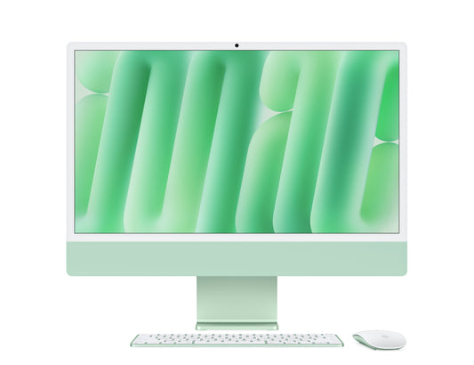 iMac 24" M4 10C/24GB/512GB/GPU10C/Gbit • Suisse-Français • Touch Num • Vert