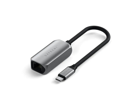 Satechi USB-C 2.5 Gigabit Ethernet adapter • Gris Sidéral