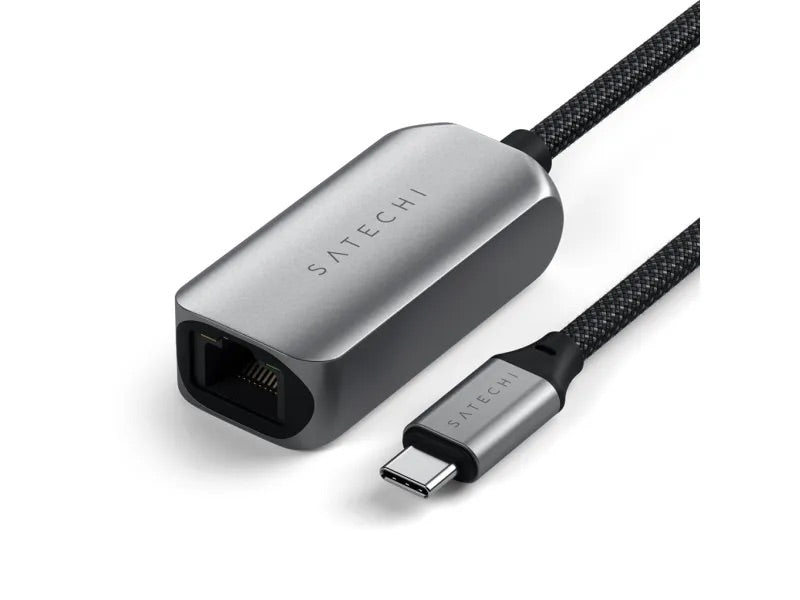 Satechi USB-C 2.5 Gigabit Ethernet adapter • Gris Sidéral