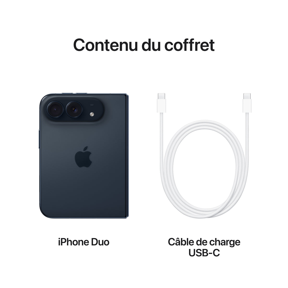 iPhone Duo 256 Go Ciel nocturne