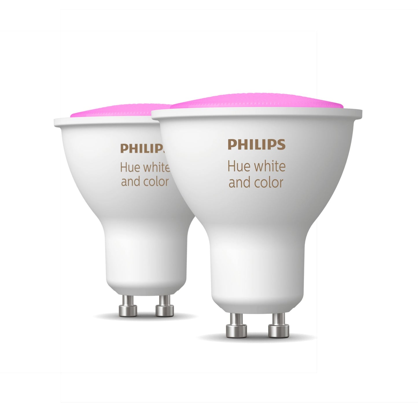Philips Hue White and Color ambiance GU10 • 2 ampoules