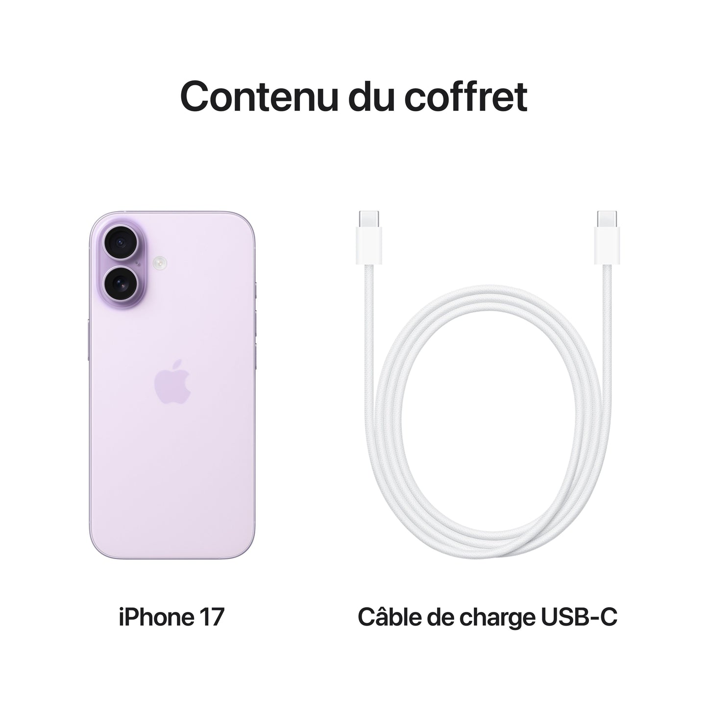 iPhone 17 256 Go Lavande