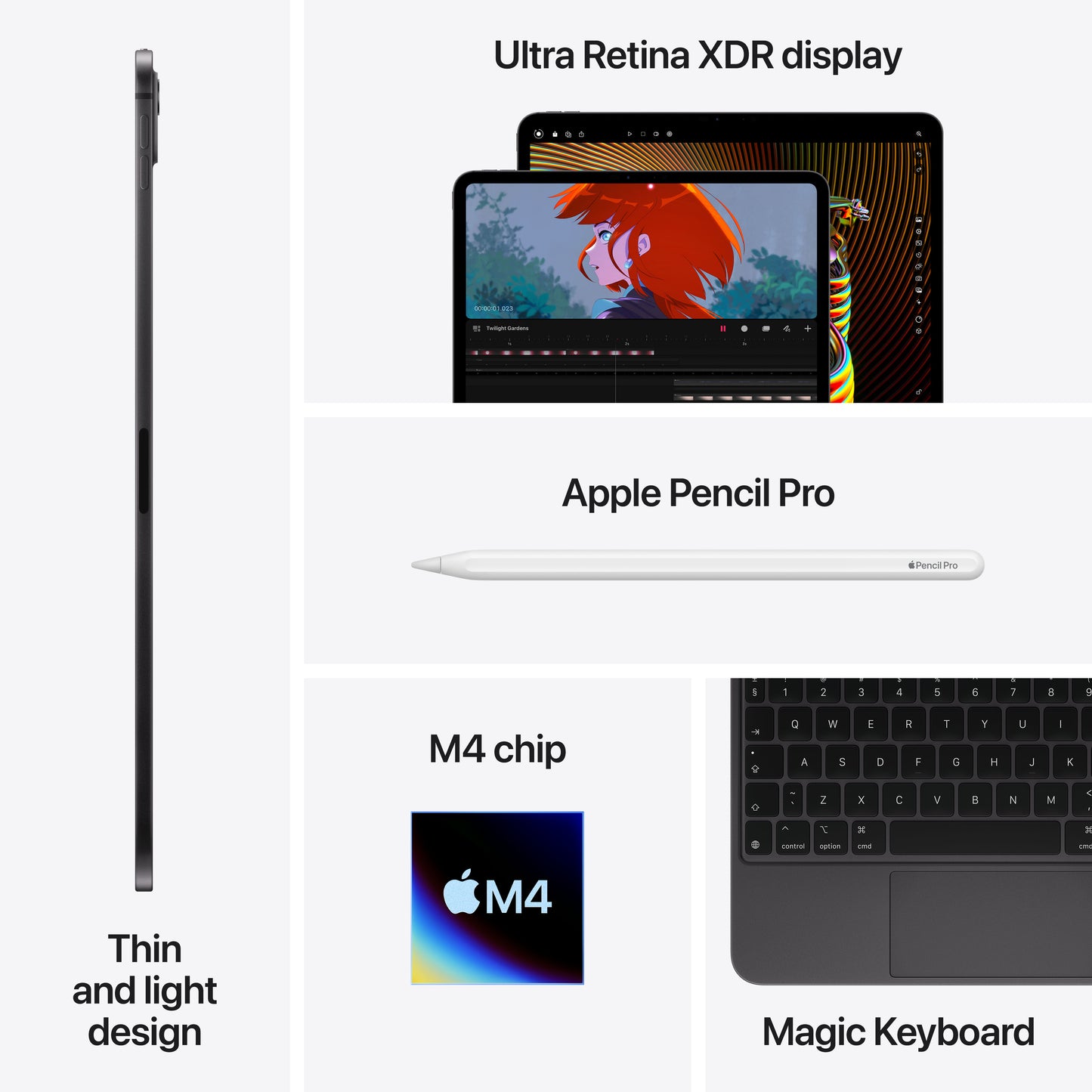 iPad Pro 13" M4 • WiFi 256GB • Argent