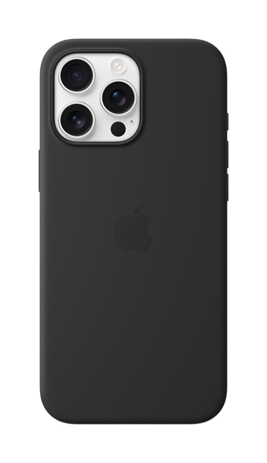 iPhone 16 Pro Max Coque en Silicone avec MagSafe • Noir