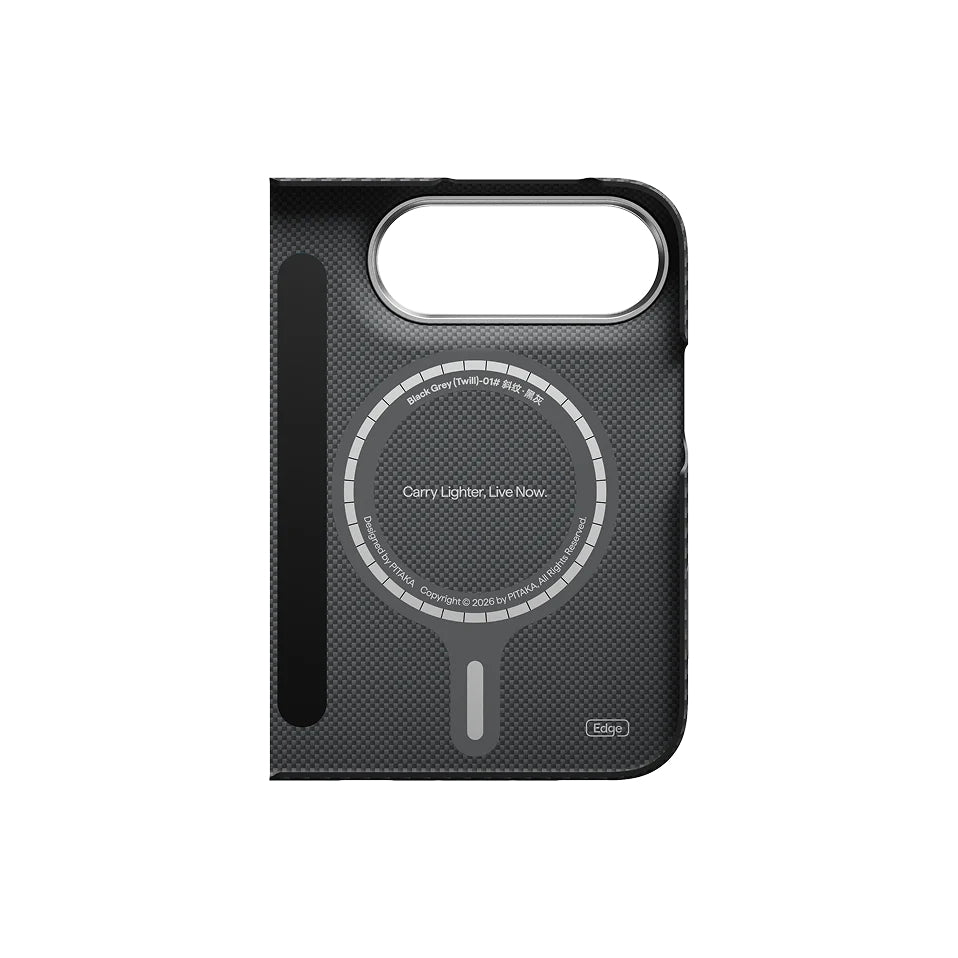 Pitaka Ultra Slim Case for iPhone Duo • Black/Grey