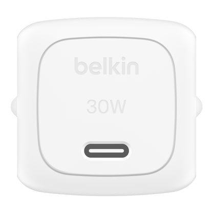 Belkin Wall Chargeur BoostCharge USB-C • 30W • Blanc