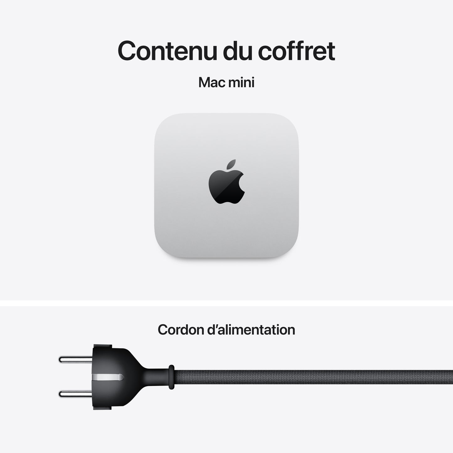 Mac mini: Puce Apple M6 avec CPU 12 cœurs et GPU 12 cœurs, 512 Go SSD - Argent
