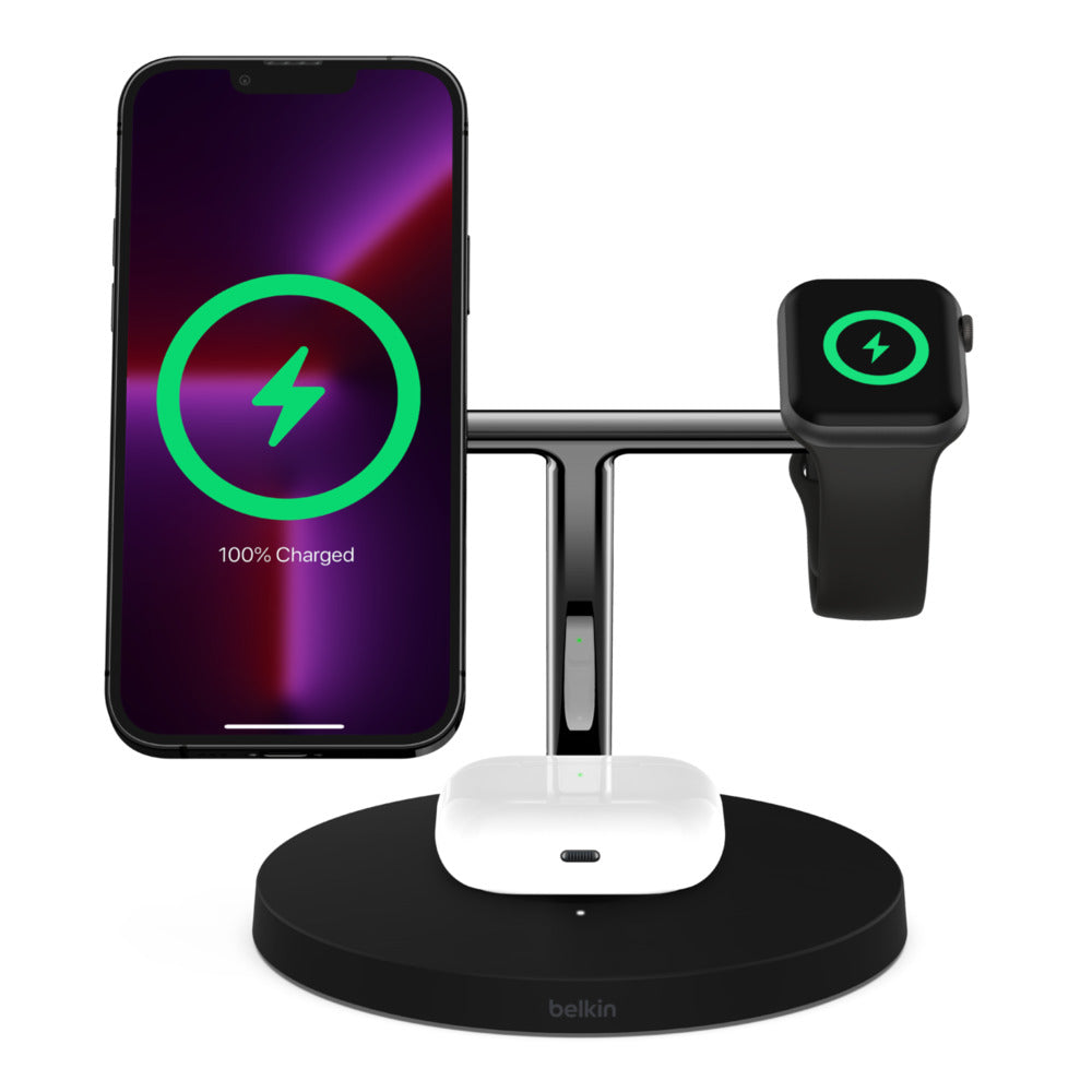 Belkin BoostCharge Pro 3 en 1 • Noir