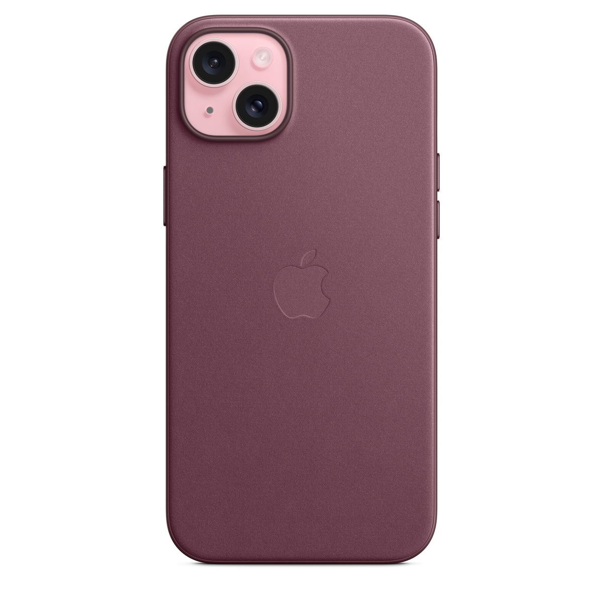 Apple Coque en tissage fin avec MagSafe pour iPhone 15 Plus • Mûre
