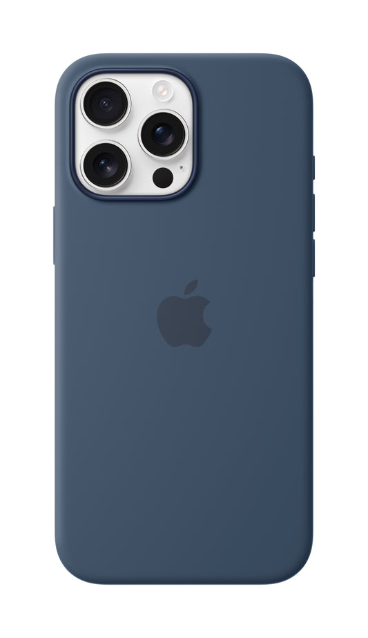 iPhone 16 Pro Max Coque en Silicone avec MagSafe • Denim