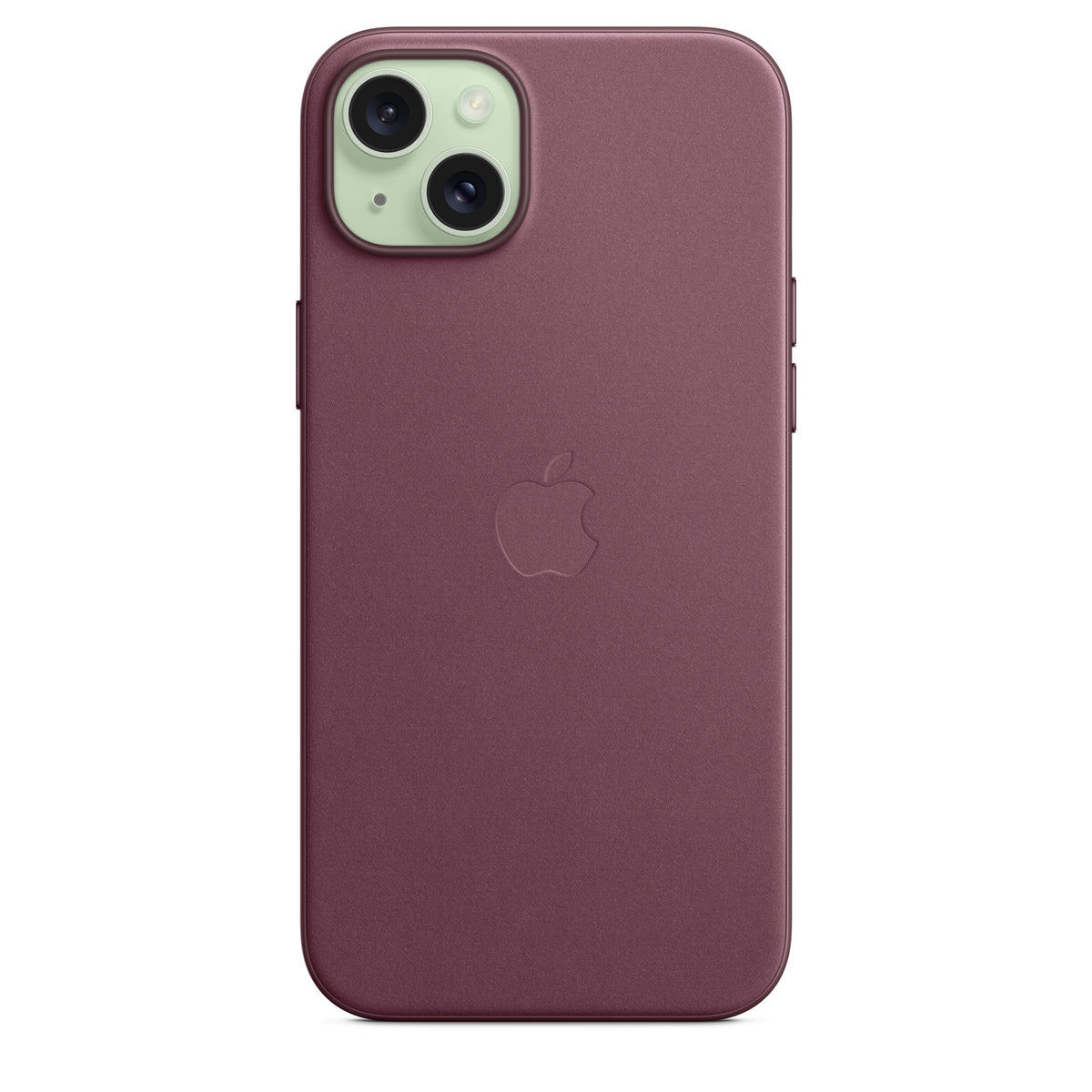 Apple Coque en tissage fin avec MagSafe pour iPhone 15 Plus • Mûre