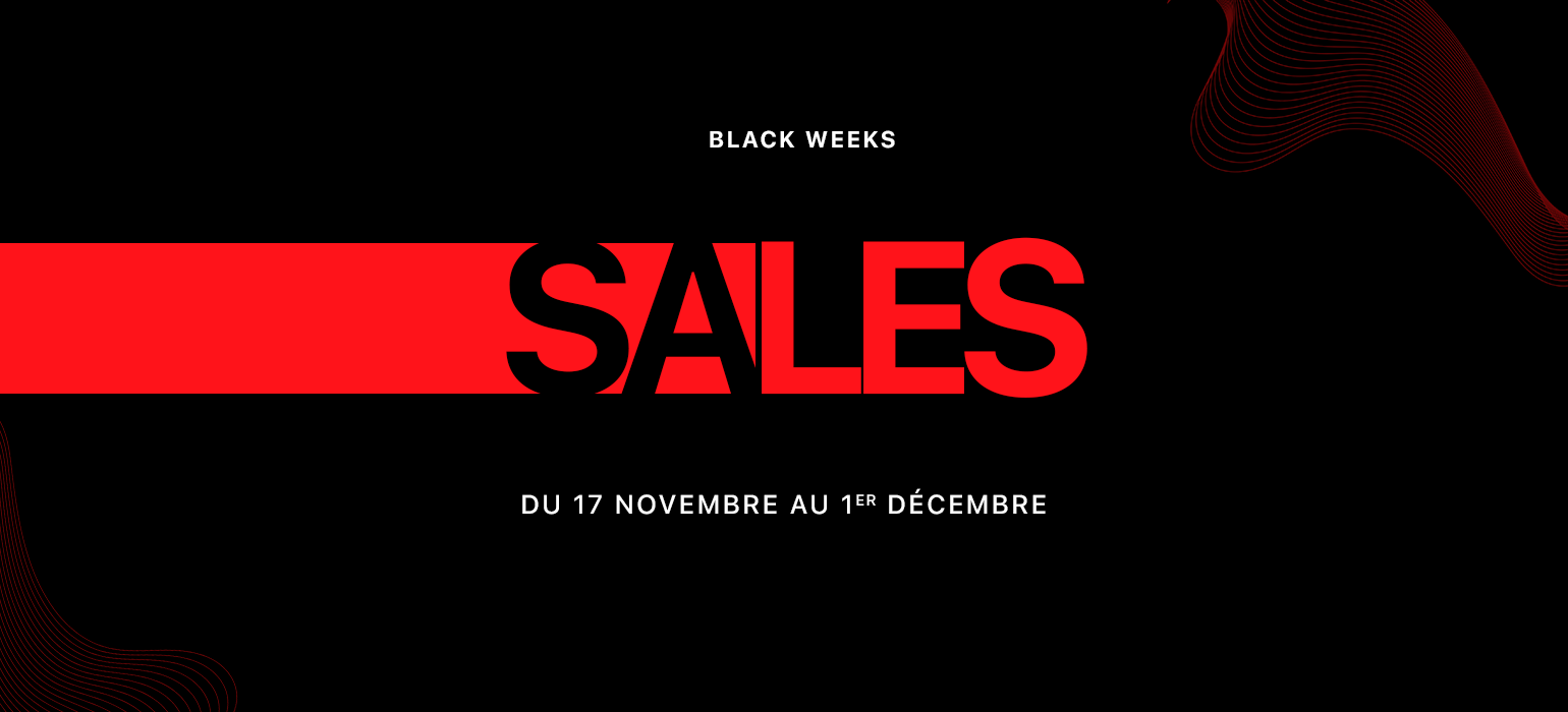 Black Week. Du 25/11 au 01/12.
