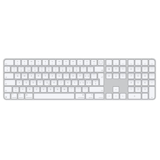 Apple Magic Keyboard Numérique avec Touch ID • Suisse-Français • Blanc (USB-C)