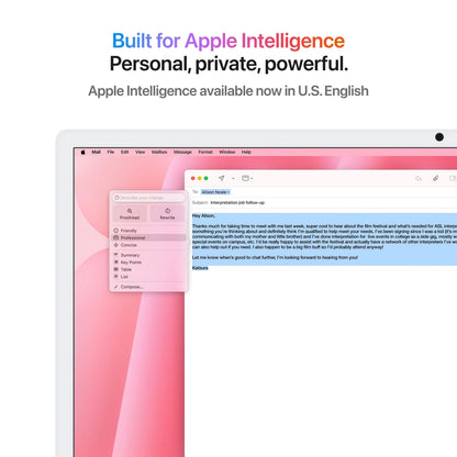 iMac 24" M4 8C/16GB/256GB/GPU8C • Suisse-Français • Touch Num • Rose