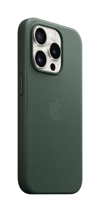 Apple Coque en tissage fin avec MagSafe pour iPhone 15 Pro • Chêne Vert