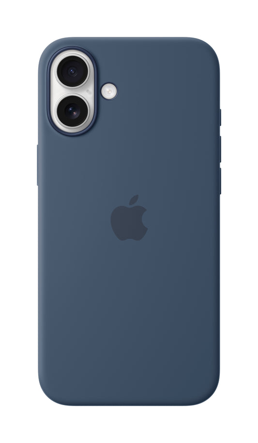 iPhone 16 Plus Coque en Silicone avec MagSafe • Denim