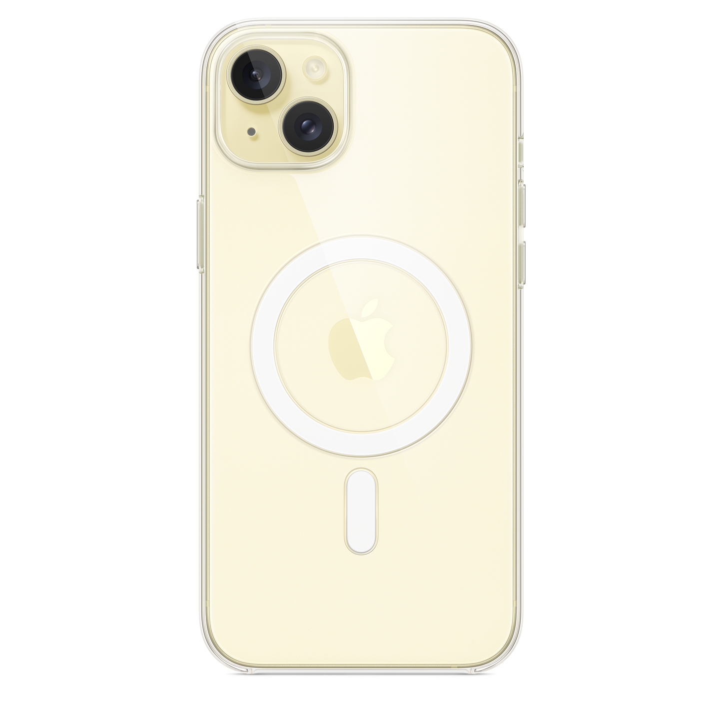 Coque transparente avec MagSafe pour iPhone 15 Plus