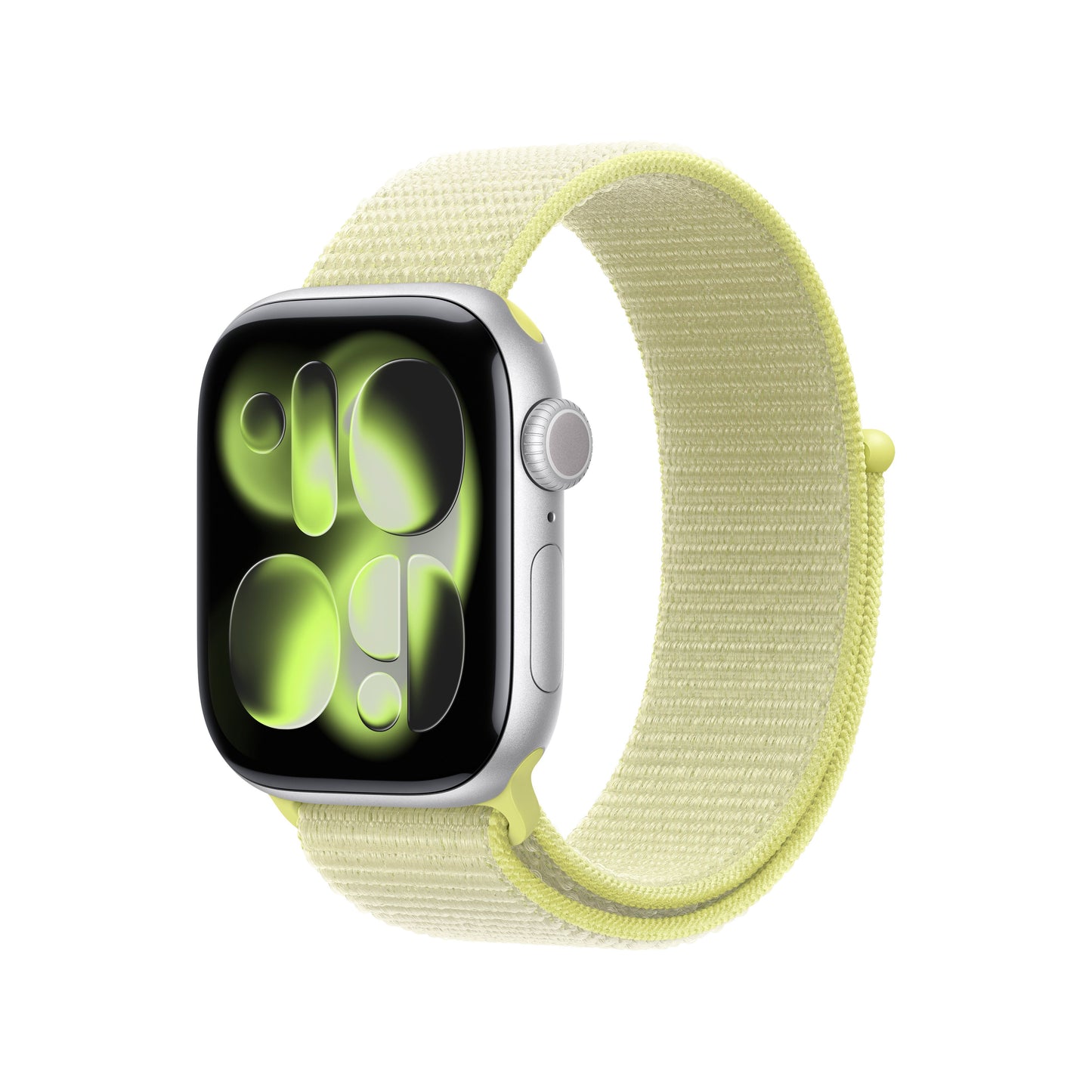 Boucle Sport jaune fluo 42 mm