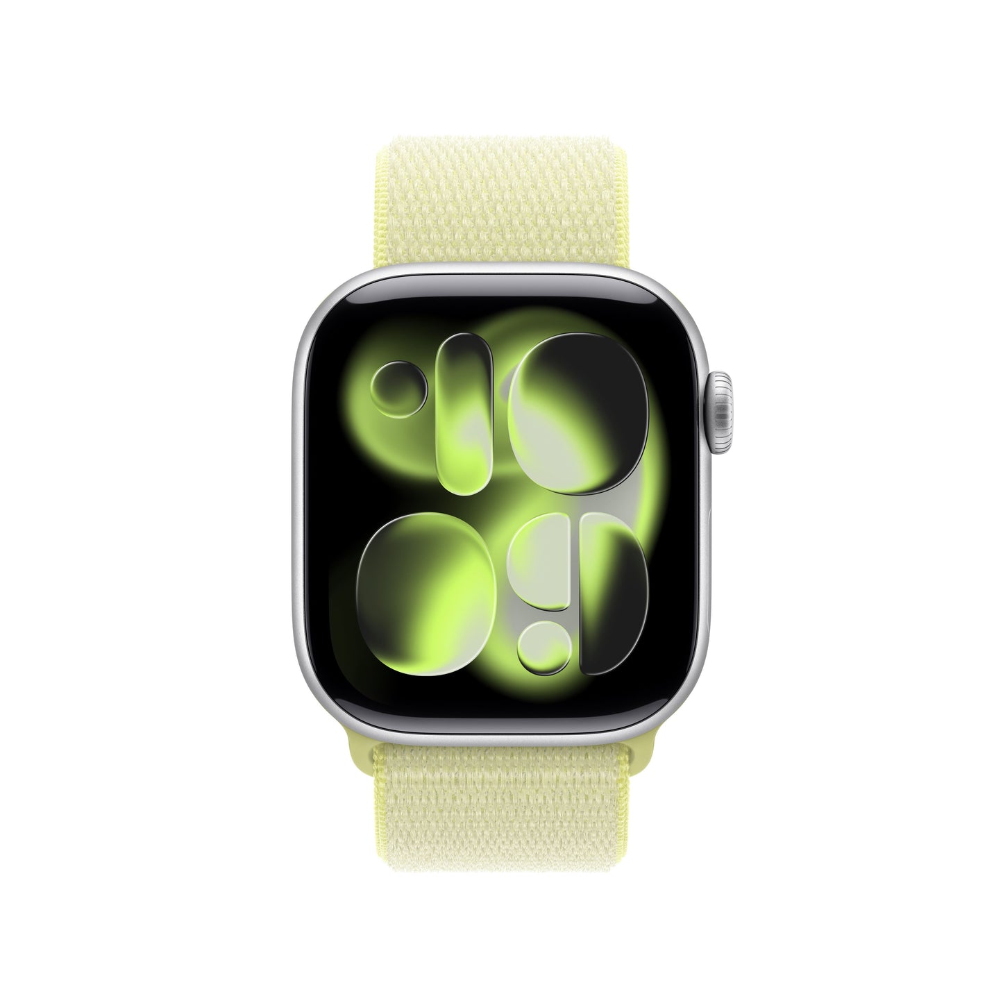 Boucle Sport jaune fluo 42 mm