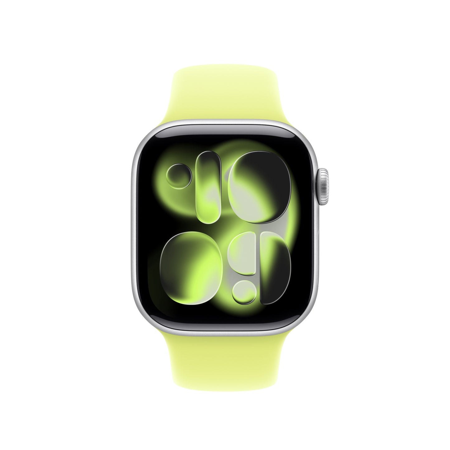 Bracelet Sport jaune fluo 42 mm - S/M