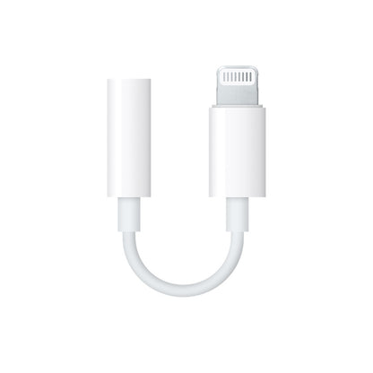 Apple Adaptateur Lightning vers mini-jack 3,5mm • 0.1m • Blanc