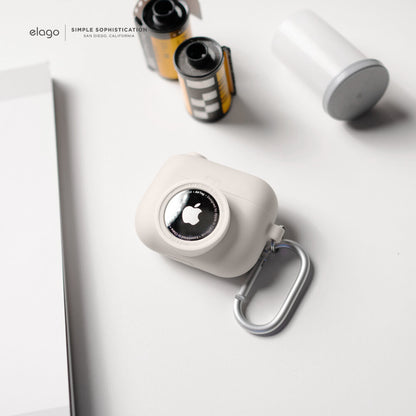 ELAGO Airpods 3 • Coque avec emplacement pour Airtag • Gris Sables