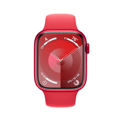 Apple Watch Series 9 • 45mm Rouge • Bracelet Sport (PRODUCT)RED M/L