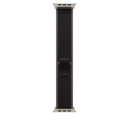 Boucle Trail noir/charbon 49 mm - M/L - Finition titane naturel
