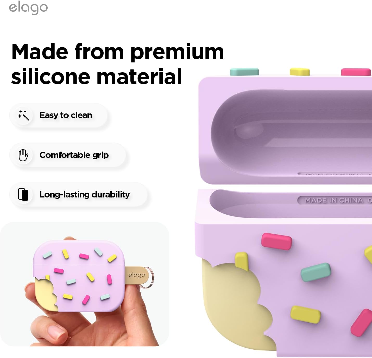 Elago • Coque Ice Cream Hang • AirPods Pro 3