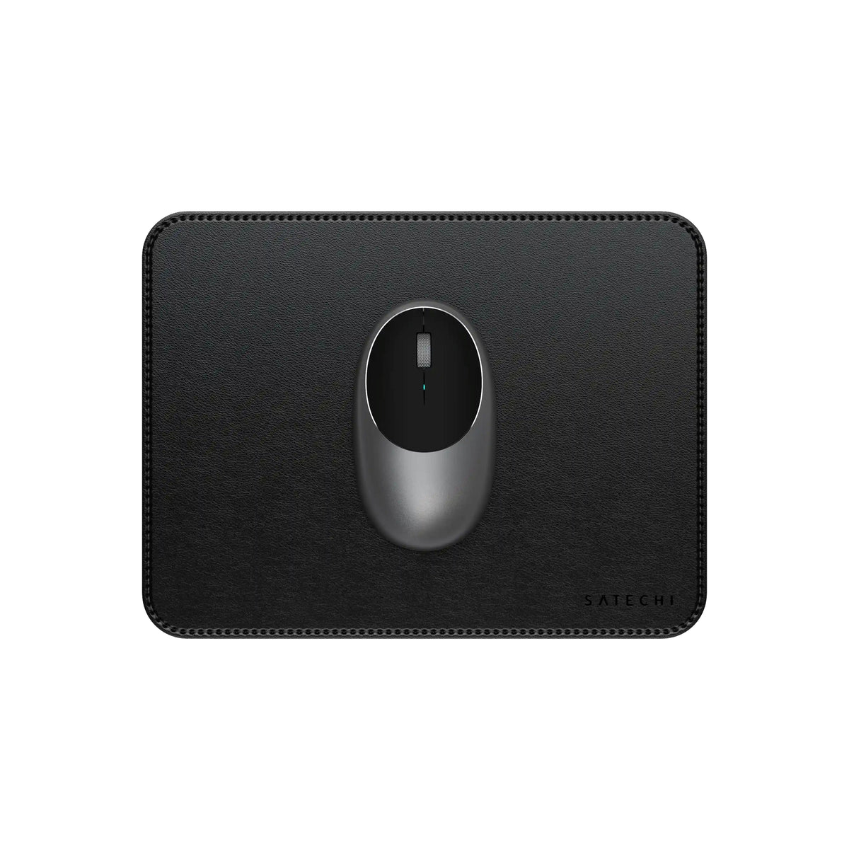 Satechi Eco Tapis de souris en cuir • Noir