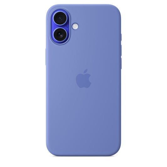 Apple Coque en silicone avec MagSafe pour iPhone 16 Plus • Bleu pervenche