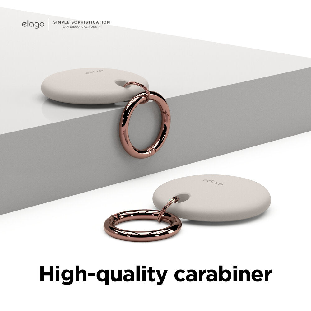 ELAGO Porte-clés pour AirTag • Gris Sable